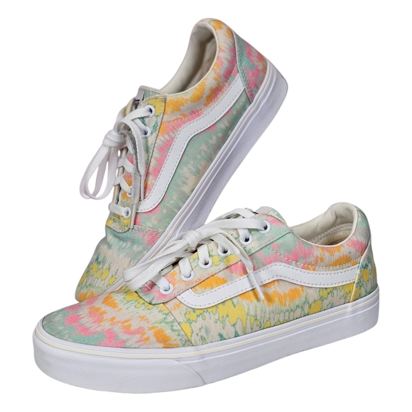 Vans Shoes - Vans "Ward Lo" psychedelic tie-dye sneakers unisex